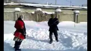 Палочный бой Иван vs Саша