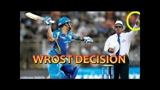 Top 5 Worst cheating Umpire decision in cricket history