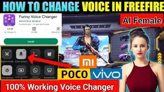 How to change voice like female in free fire in Hindi | How to change voice in free fire 2023 trick