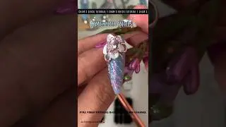 ꧁⋆.🫧˚ quick tutorial 02 mermaid aurora nails ˚𓇼.⋆꧂