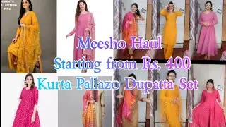 Meesho Haul Kurta Set With Dupatta | Meesho Haul | Meesho Indian Wear Haul | Meesho Kurta Set Haul
