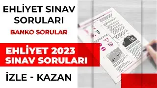 2023 MAYIS HAZİRAN Ehliyet Soruları / SINAVA GİRMEDEN MUTLAKA ÇÖZ !!! / 2023 Ehliyet Sınav Soruları