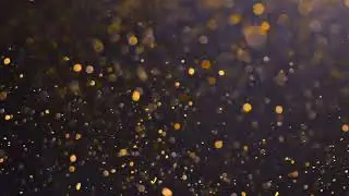 Golden Dust Overlay Loop effect & Background 4k