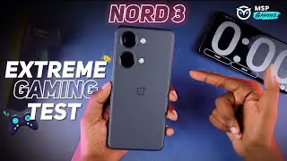 OnePlus Nord 3 Extreme Gaming Test 😍🤯| 60FPS in BGMI?
