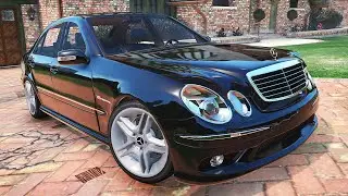 КУПИЛ БИТЫЙ MERCEDES E55 AMG У БАНДИТОВ! РЕАЛЬНАЯ ЖИЗНЬ В ГТА 5!