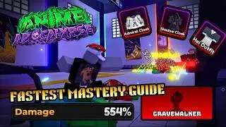 FASTEST 'MAX' Mastery to Level 100 Method in Anime Apocalypse