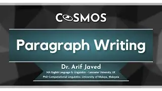Learn Paragraph Writing by Dr. Arif Javed