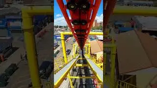 Riding Phoenix BACKWARDS! #rollercoaster #amusementpark #themepark #coneyisland