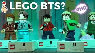 Giant-Size BTS Dynamite LEGO Minifigures?