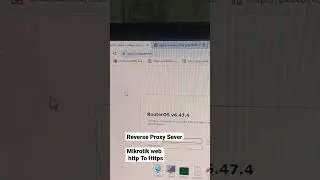 Nginx Reverse Proxy Make Mikrotik web http to https