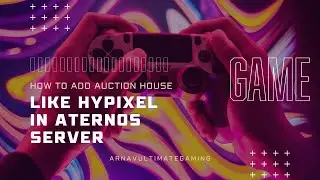 How to add auction house like hypixel in your aternos server for free!