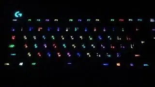 Моя любимая клавиатура Logitech g 810 orion spectrum, каждый день как НГ с этой подсветкой...