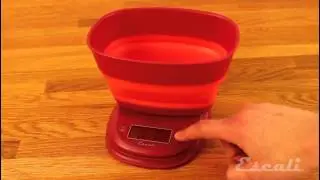 How to Setup & Use - Escali Pop Collapsible Bowl Scale - B115