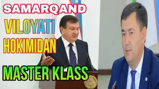 Samarqand viloyati hokimi Erkin Turdimov xalq bilan muloqoti