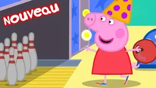 Les histoires de Peppa Pig | Fête d'anniversaire au bowling | Épisodes de Peppa Pig