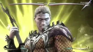 Injustice: Gods Among Us - All Super Moves On Aquaman
