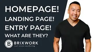 Homepage VS Landing Page, or Entry Page - Website Terms Demystified for Realtors®!