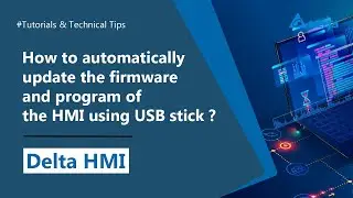 Automatic update of Firmware and Program in Delta HMI