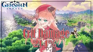 [Genshin Impact] Testing Yanfei with 214 crit damage |Yanfei road to 300% crit damage