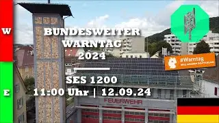 Bundesweiter Warntag 2024 - Sirenenalarm | SES 1200 | #Warntag in Gottmadingen
