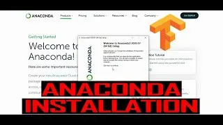 How to install Anaconda and TensorFlow on windows 10
