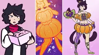 Pumpkin Party Transformation! 🎃 | TG TF Comic Dub 56