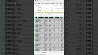 Excel existing DATA Autofit in 2 seconds #exceltips
