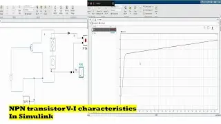 npn transistor v i characteristics curve in Simulink