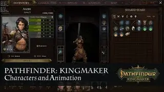 Pathfinder: Kingmaker. Characters and animation
