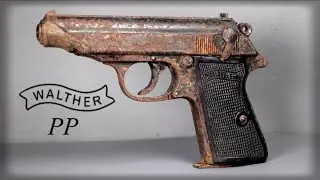 Restoring 1944 WW2 German Walther PP, (with test fire). Still loaded! 