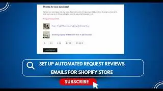 How to Set Up Automated Request Reviews Emails for Shopify Store?