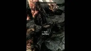 Into the fire 🔥 #skyrim #shorts