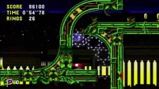 Sonic CD: Stardust Speedway Zone 1 (Good Future Walkthrough) [1080 HD]