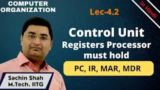 L4.2| Registers processor must hold | PC, IR, MBR, MAR