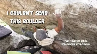 Bouldering in Little Cottonwood Canyon  (I tried Super Chunk v10)