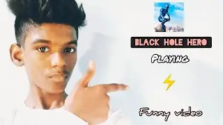 Black hole hero gaming playing funny video ✨🤍