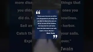 This Mark Twain quote = exactly the motivation you need #shorts