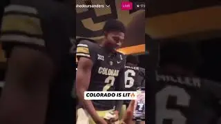Colorado locker room is lit after win vs Baylor #colorado #skobuffs #football