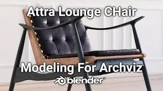 Learn to model a lounge chair in Blender : Attra Lounge Chair