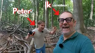 OP STAP MET ... PETER NOLTEN, een Nederlandse landschapsfotograaf, in het Neigembos  - BOSFOTOGRAFIE