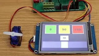 HMI Servo Motor Controller | Arduino Project