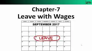 Mines Act 1952 Chapter 7- Leave with wages