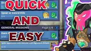 SPIKE OPPONENTS INTO OBLIVION WITH SIGNATURE ATTACKS CORRUPTED BLOOD TEZCA MISSION GUIDE BRAWLHALLA