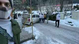 Cars Stuck on Circuit Road, Manali (Black Ice) | 11 January 2021