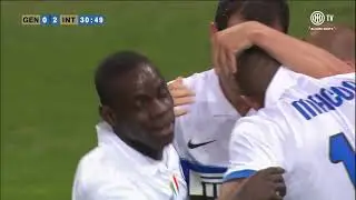 Stagione 2009/2010 - Gol di Balotelli - Genoa vs. Inter (0:5)