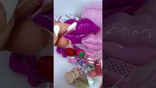 Lip tint cotton swab #asmr #lipsbeauty #lipcare #lipgloss