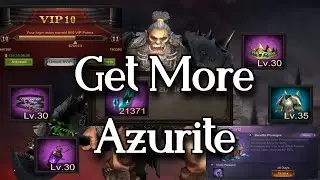 How to increase Azurite income without spending money | War and Order