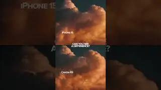 iPhone 15 Pro VS Canon R5, can you tell the difference?! 🤔