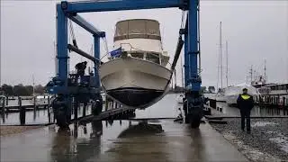 Launching the boat for the first time March 23 2020