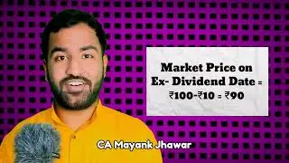 Price Fall After Dividend... Why..? #dividend